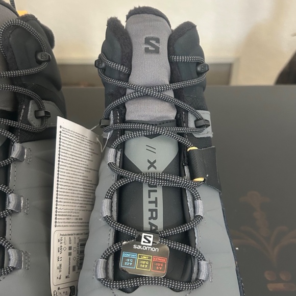 Salomon Men X Ultra 4 Mid- Quiet Shade Black/Winter TS CSWP -Size 11-NWT main image 16